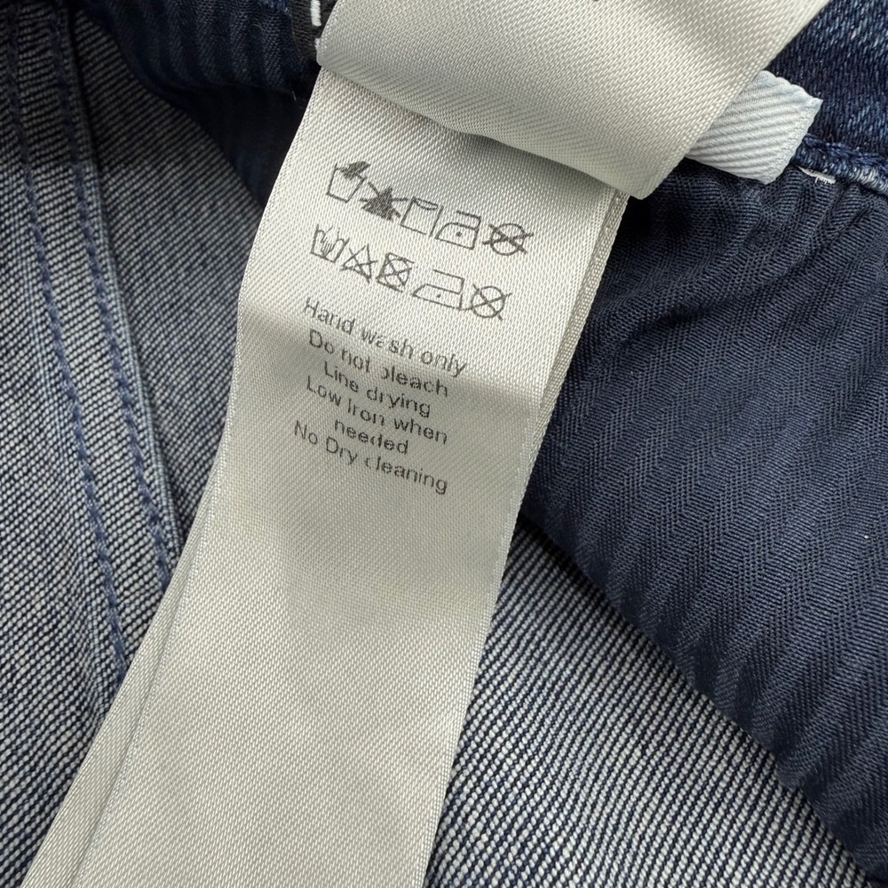 7 FOR ALL MANKIND NEW Size 31 Dojo Flare Jeans Blue Crystal Pocket Y2K Wide Leg - Picture 10 of 12